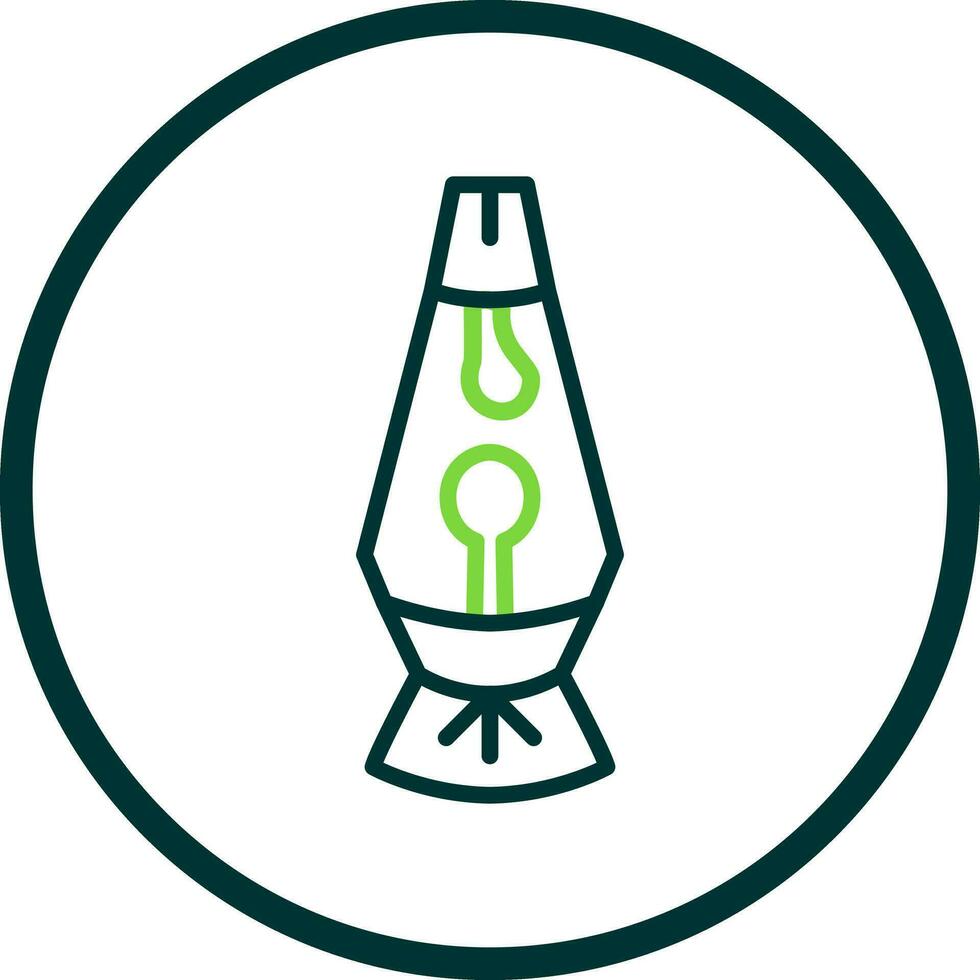 Lava lamp Vector Icon Design