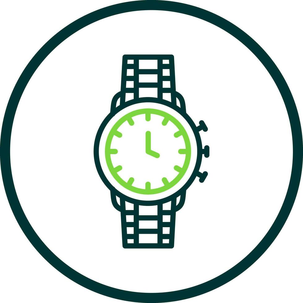 Wristwatch Vector Icon Design