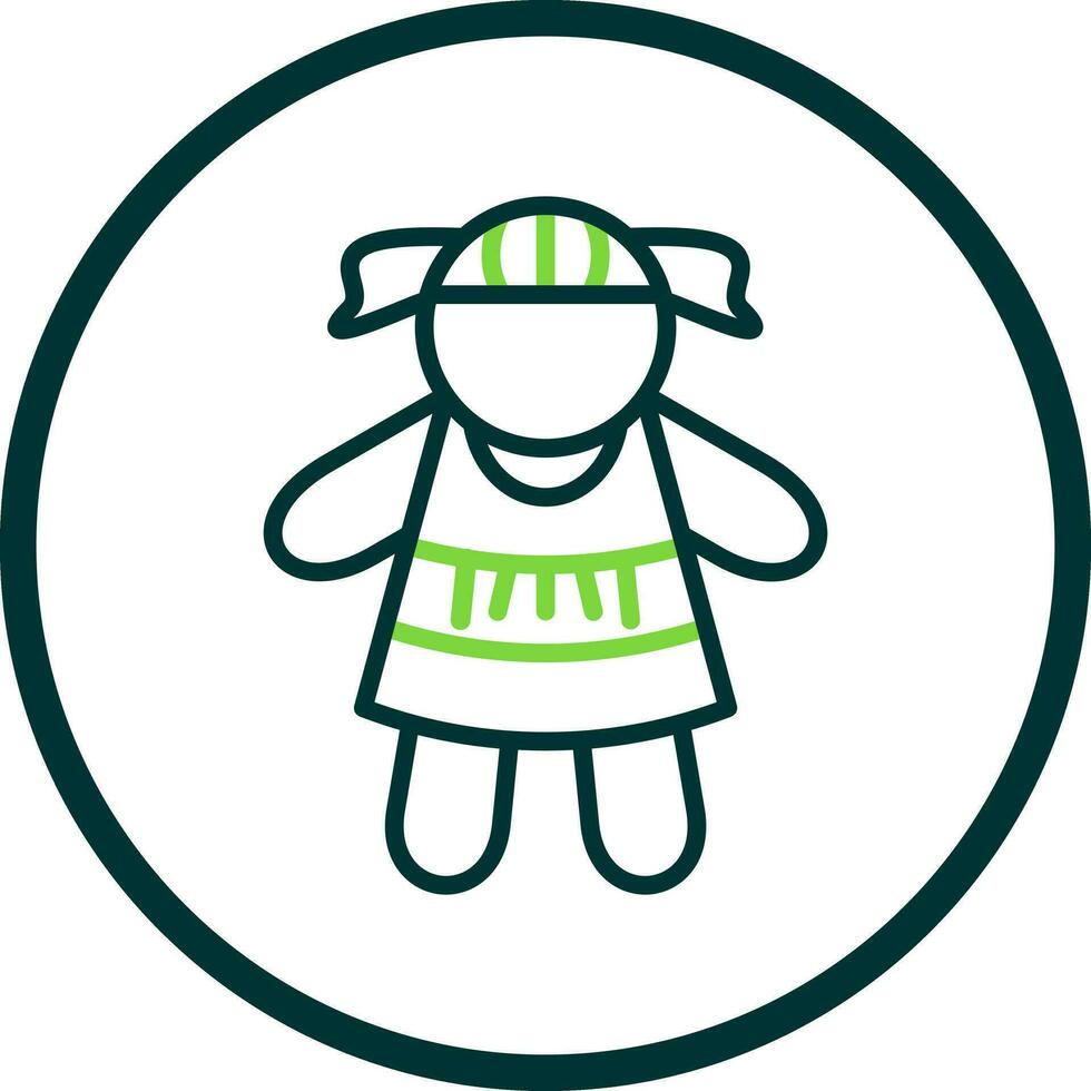 Doll Vector Icon Design