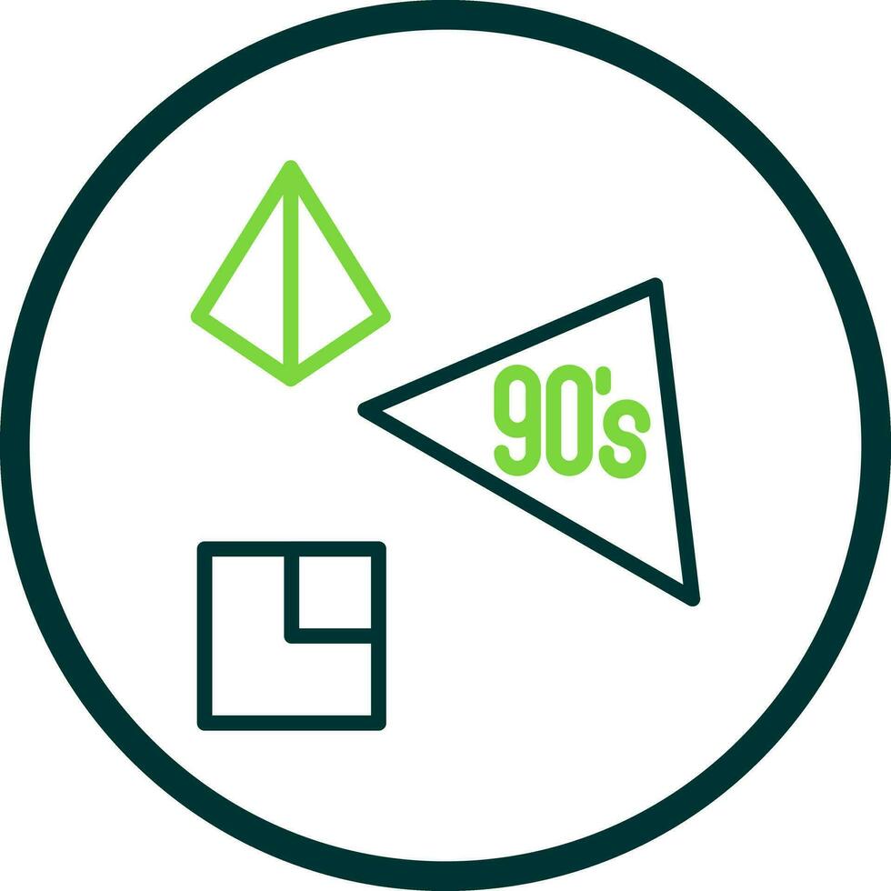 90s Vector Icon Design