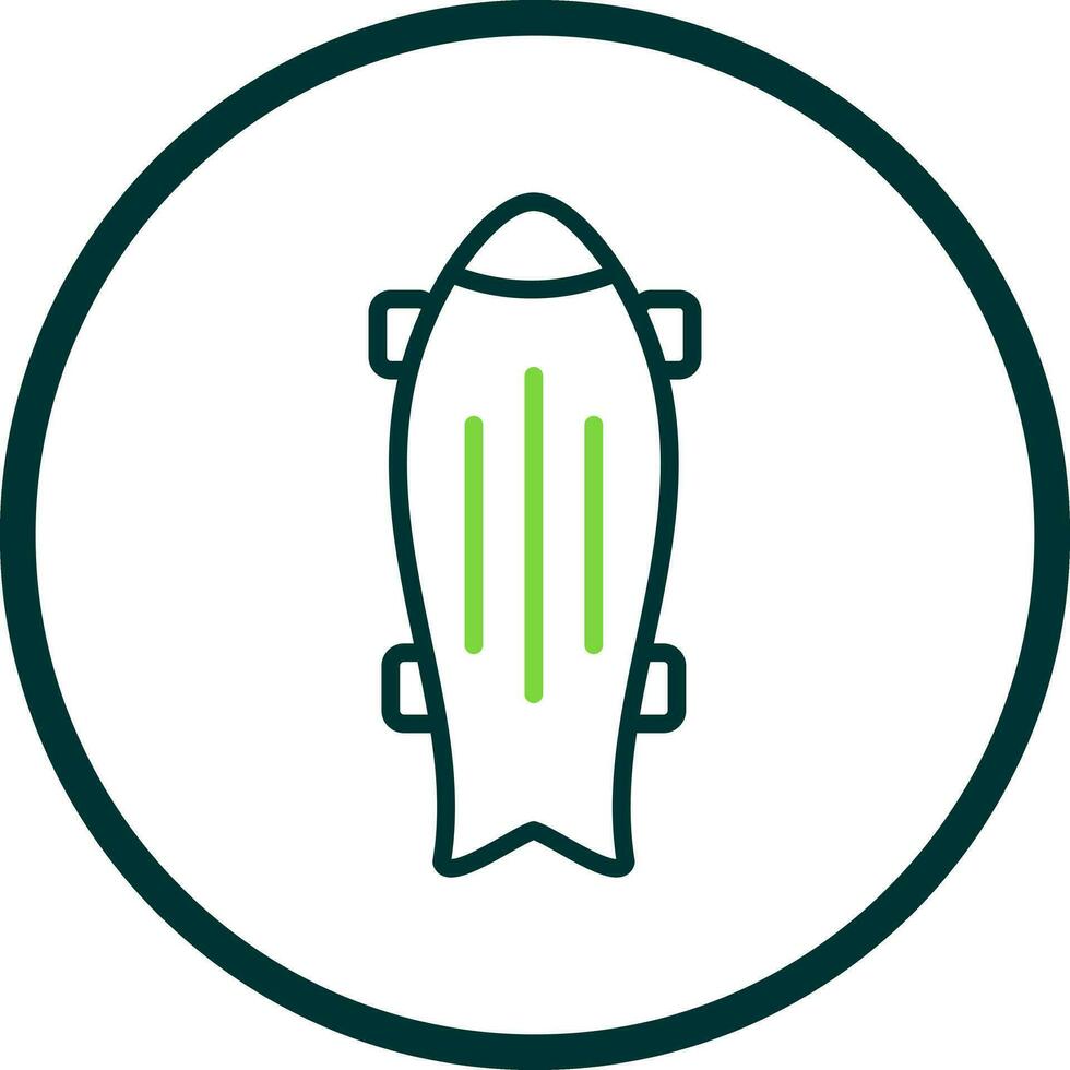 Skateboard Vector Icon Design