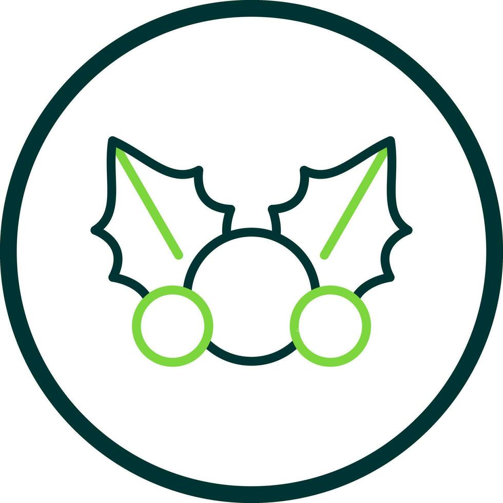 Mistletoe Vector Icon Design