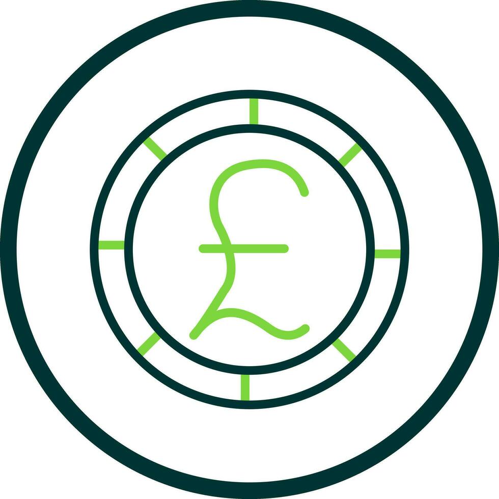 Pound Vector Icon Design