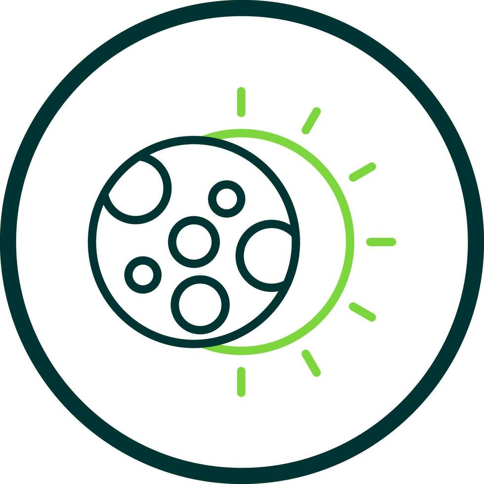 Eclipse Vector Icon Design