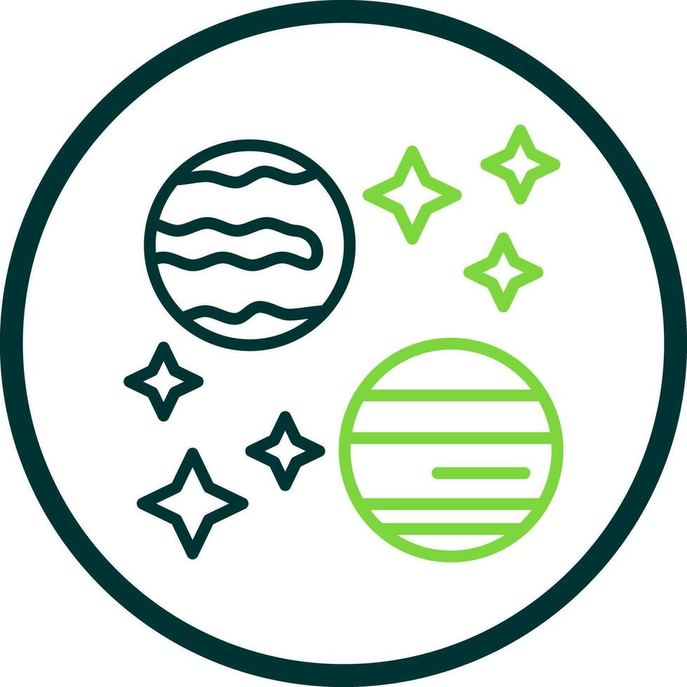 Space Vector Icon Design