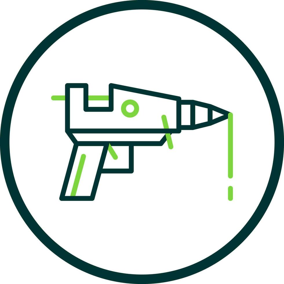 caliente pegamento pistola vector icono diseño