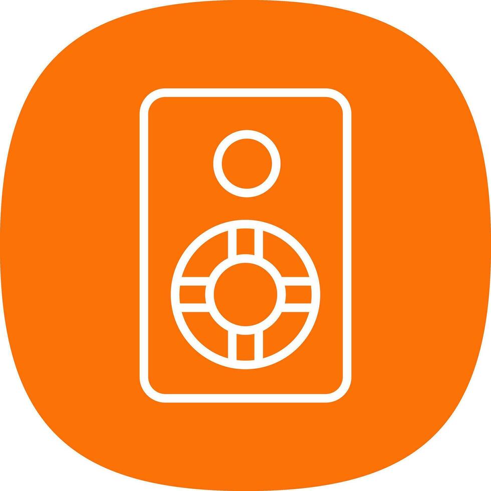 Audio system Vector Icon Design