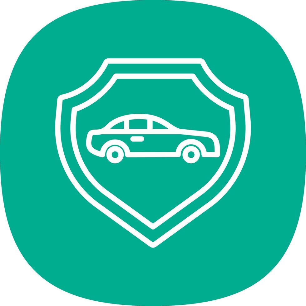 Car insurance Vector Icon Design