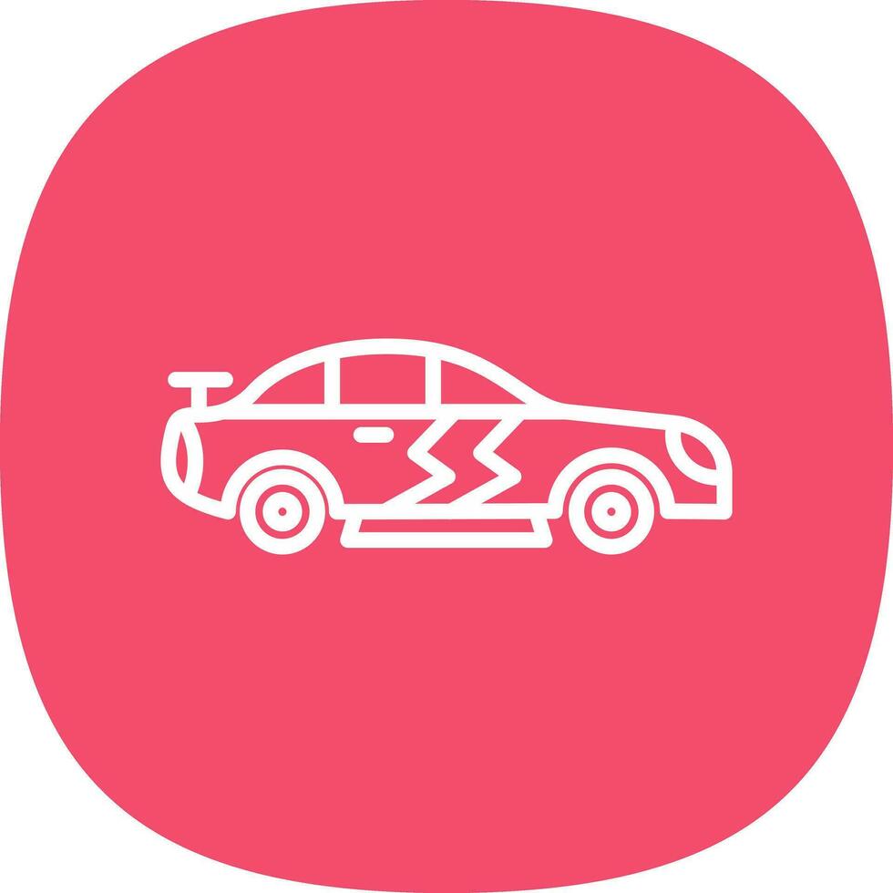 Sport car Vector Icon Design