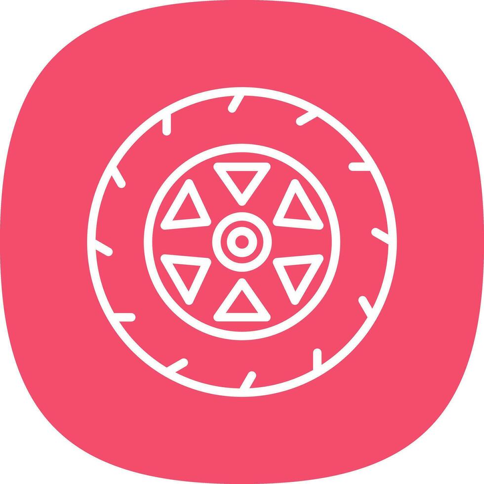 Wheels Vector Icon Design