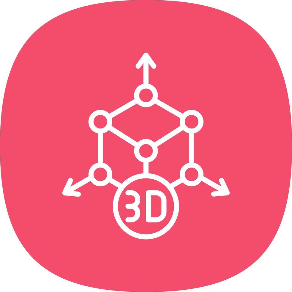 3d modeling Vector Icon Design