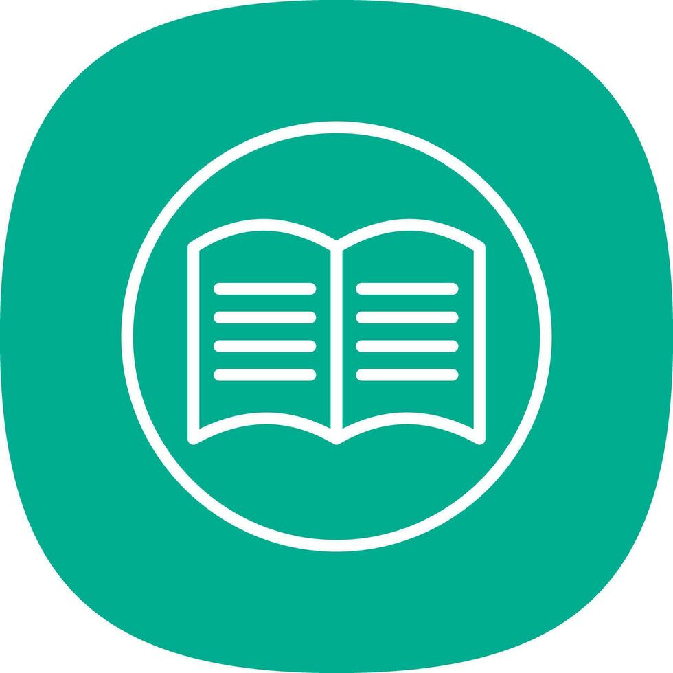Manual book Vector Icon Design