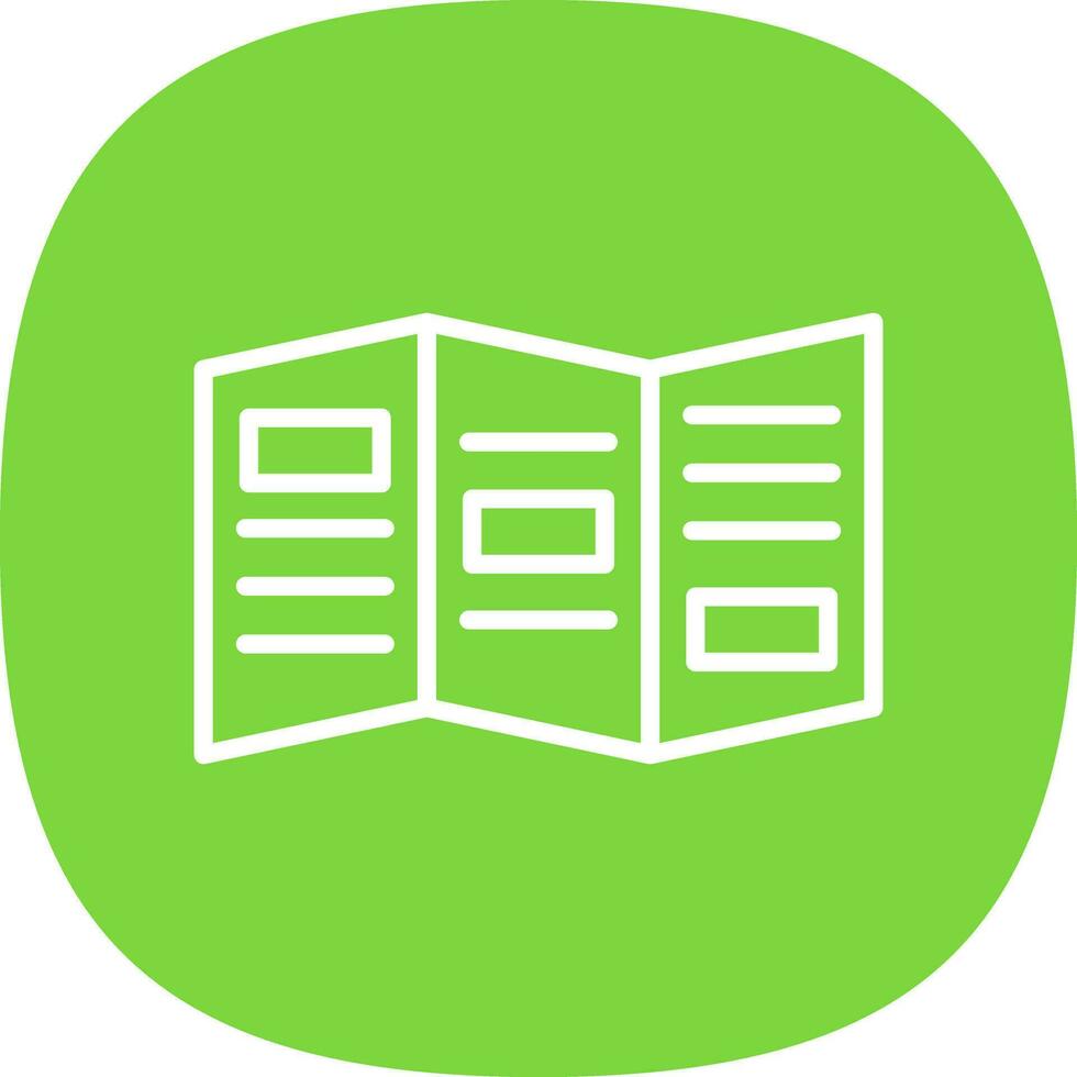 Brochure Vector Icon Design
