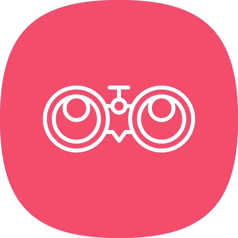 Binocular Vector Icon Design