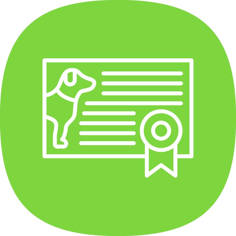 Certificate Vector Icon Design