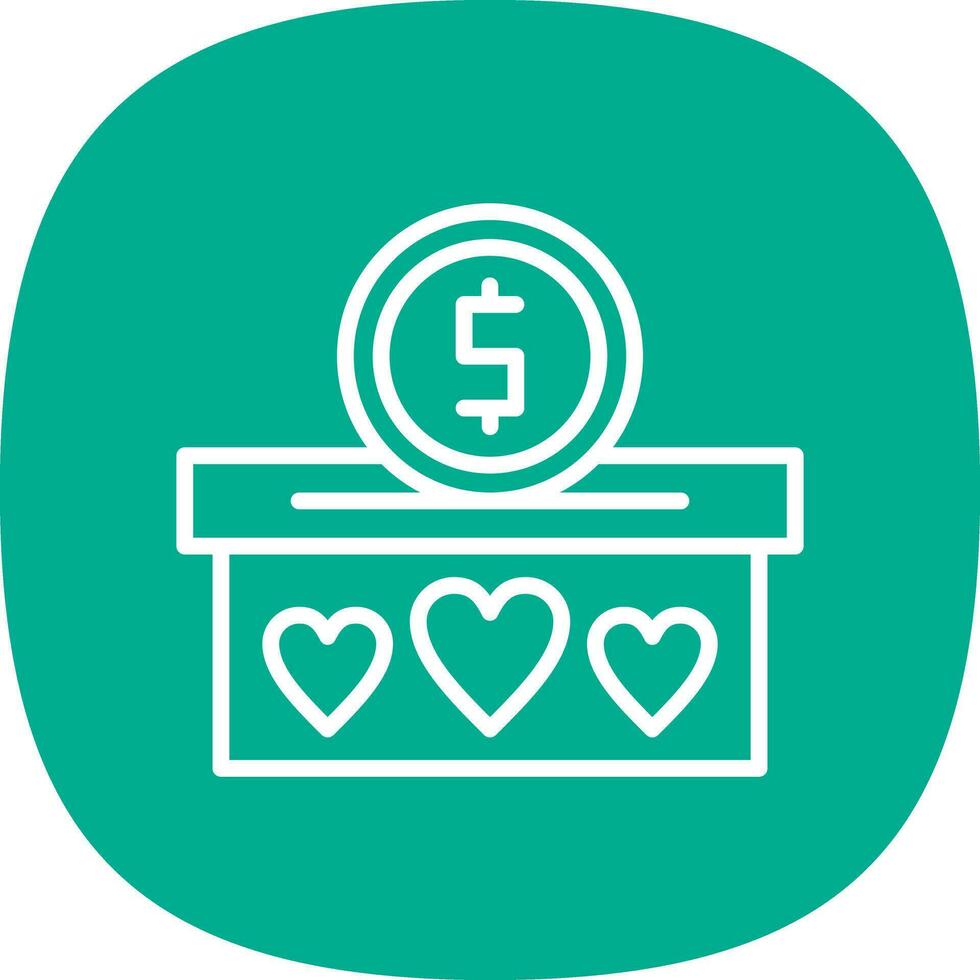 Donation Vector Icon Design