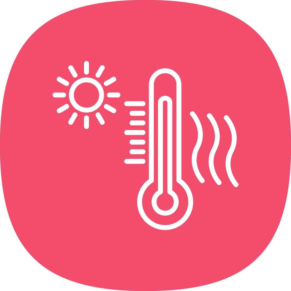 Heat wave Vector Icon Design