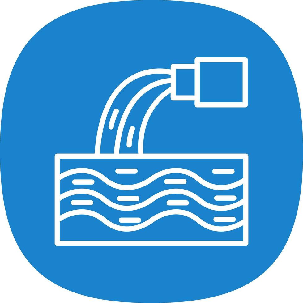 Waste water Vector Icon Design