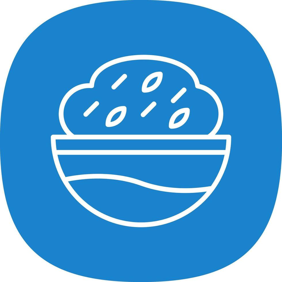 Red curry Vector Icon Design