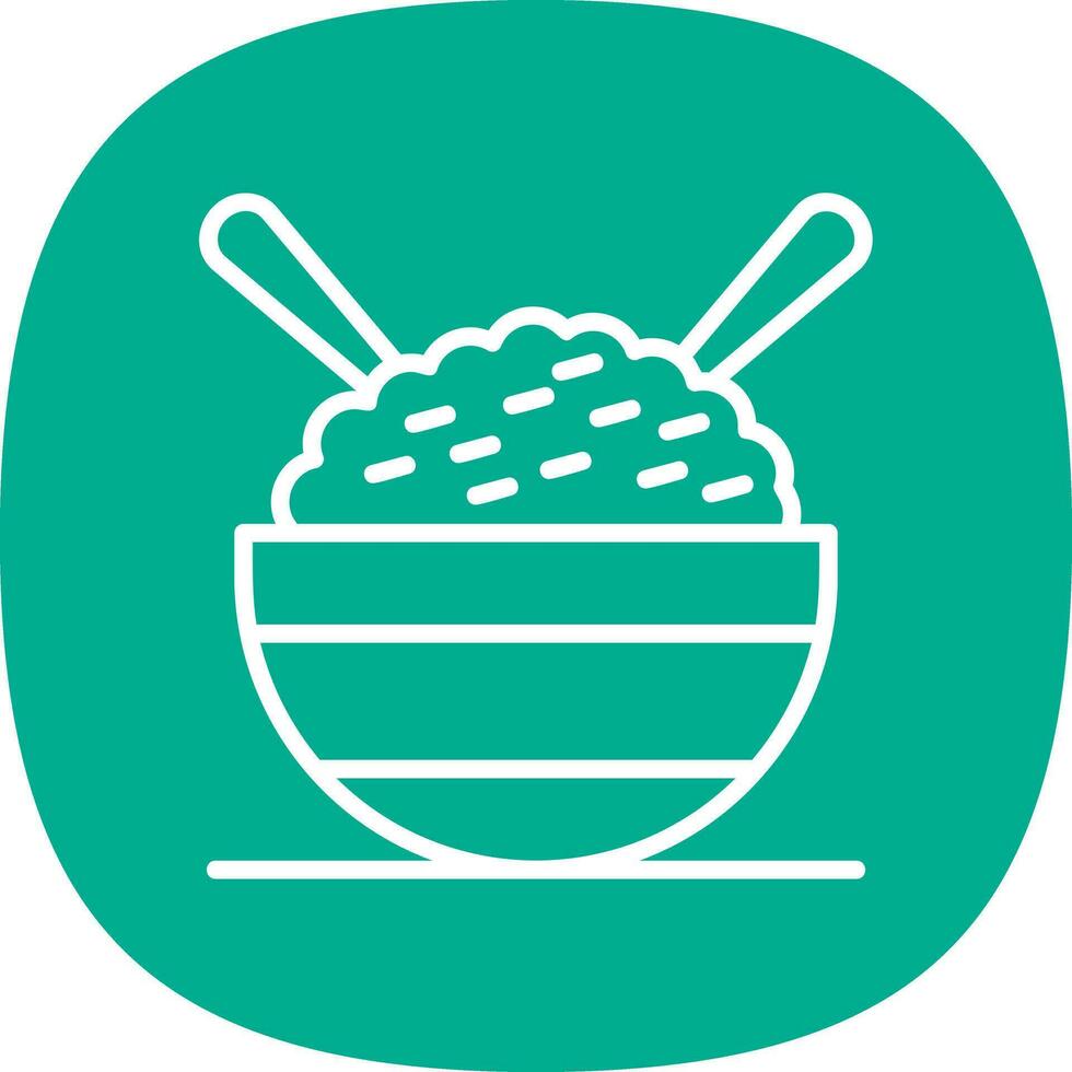 Aromatic rice Vector Icon Design
