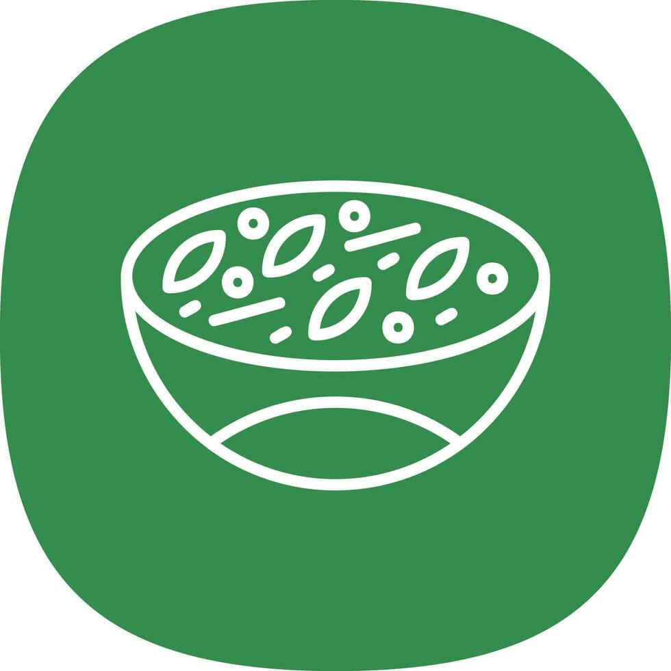 Green curry Vector Icon Design