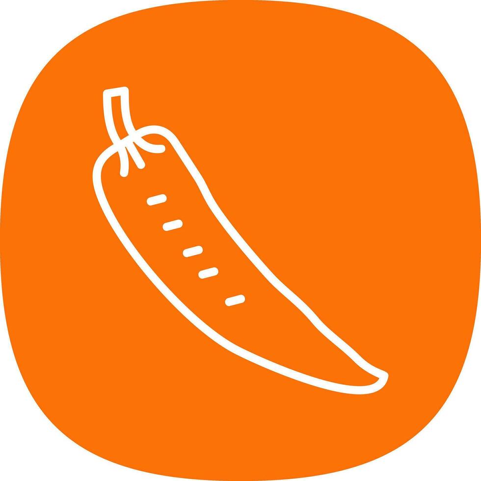 Chilli Vector Icon Design