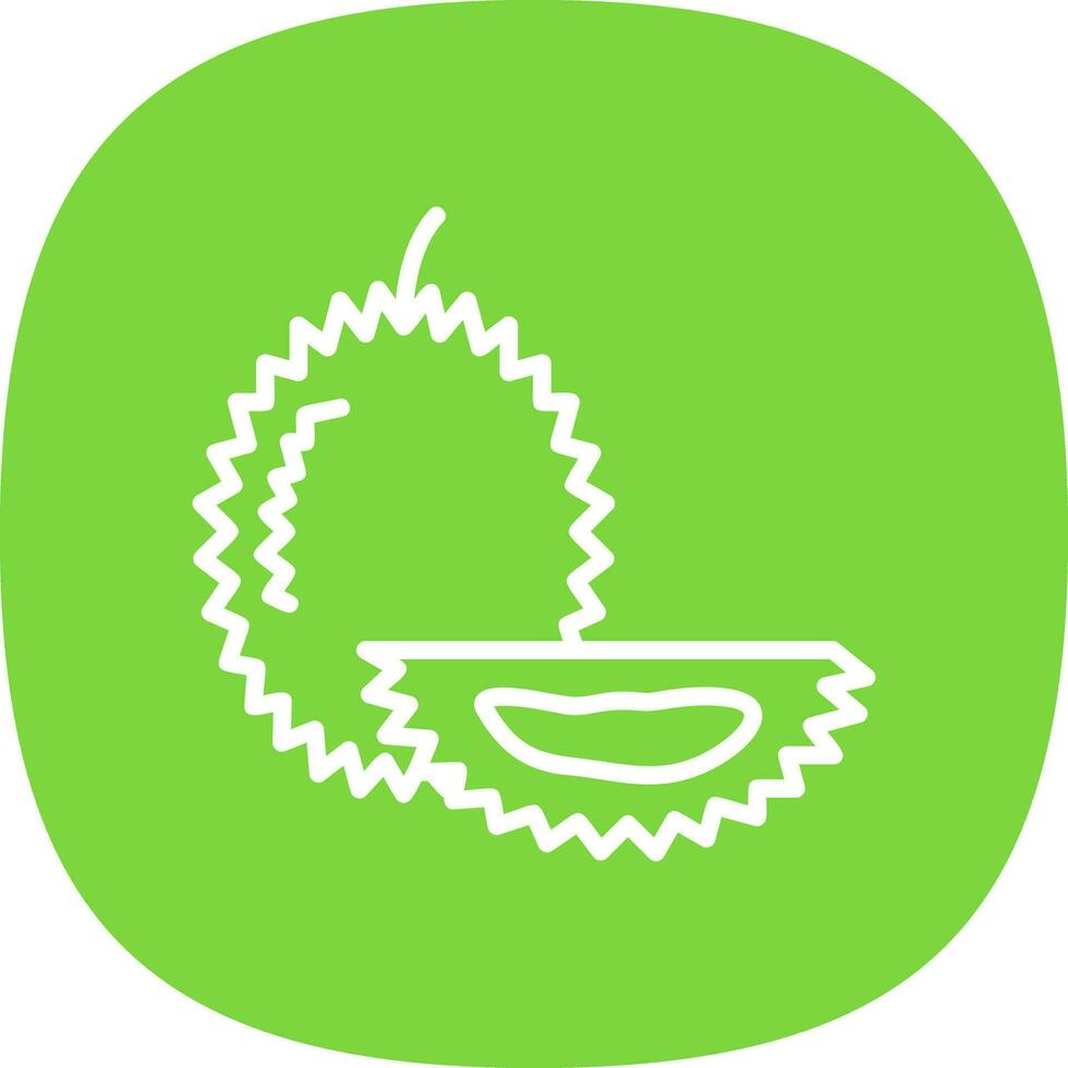 Durian Vector Icon Design