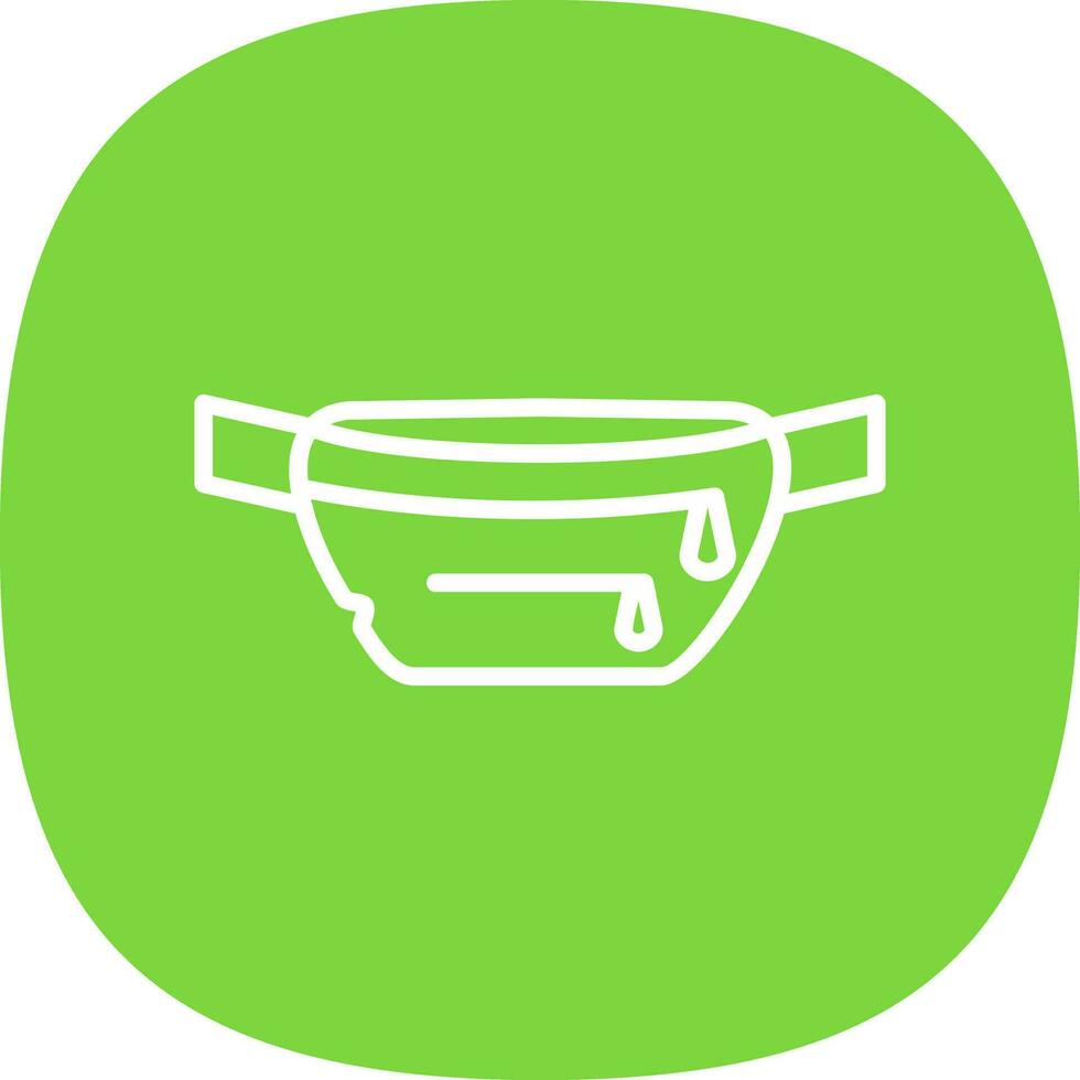 Fanny pack Vector Icon Design