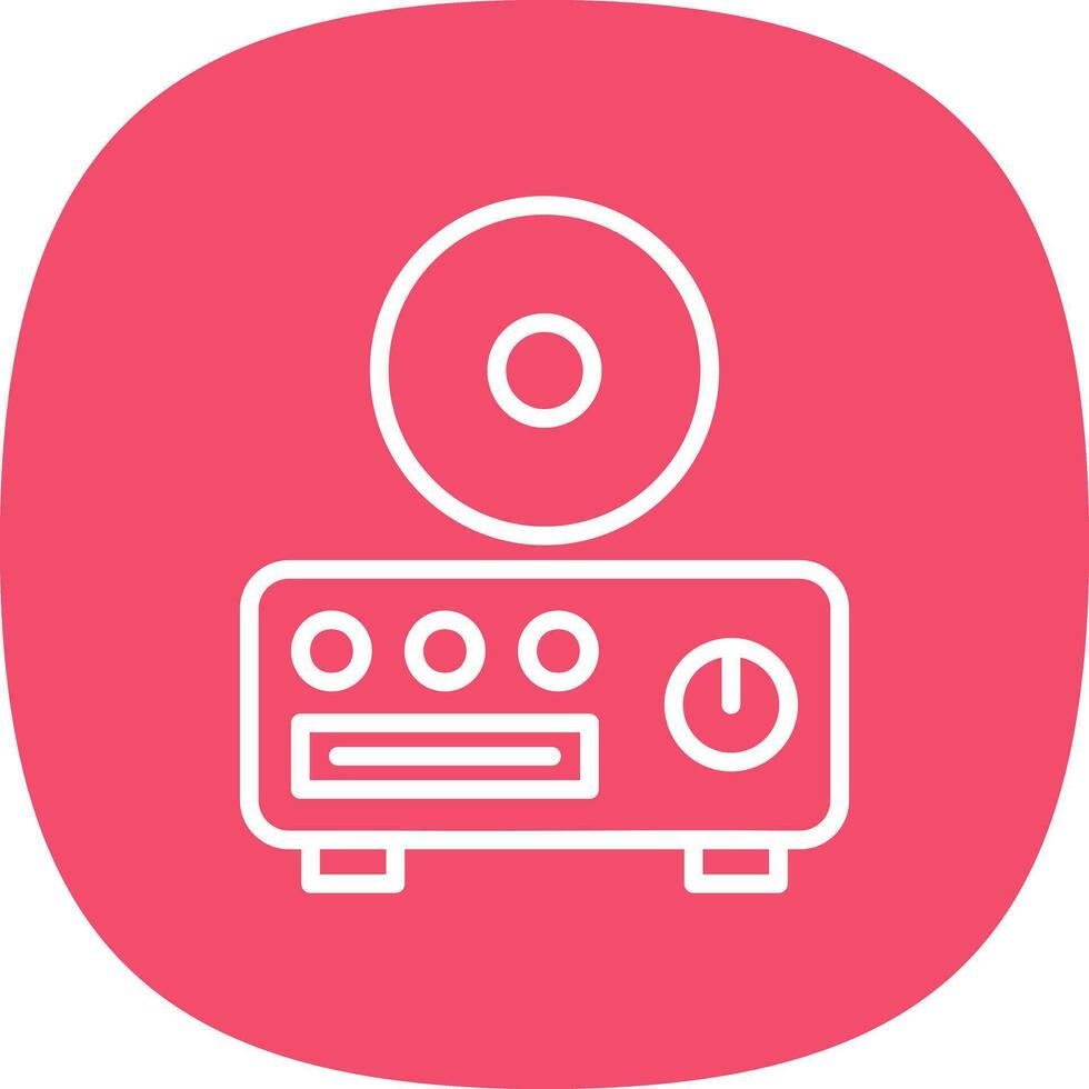 CD player Vector Icon Design