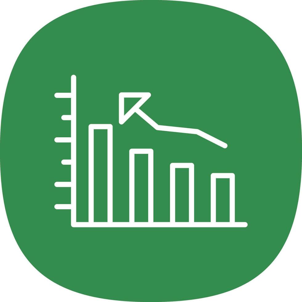 Bar graph Vector Icon Design