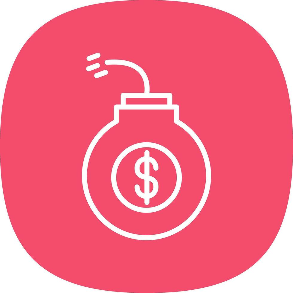 Debt Vector Icon Design