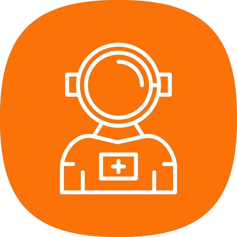 Astronaut Vector Icon Design