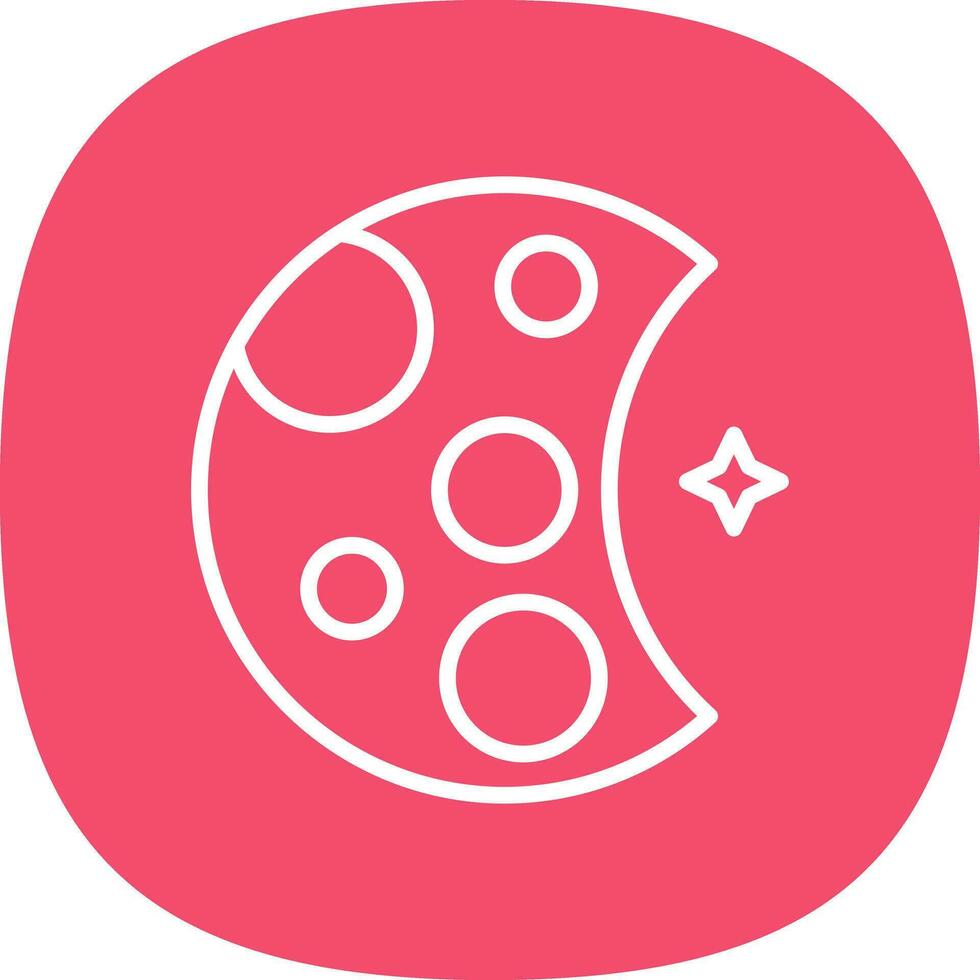 Moon Vector Icon Design