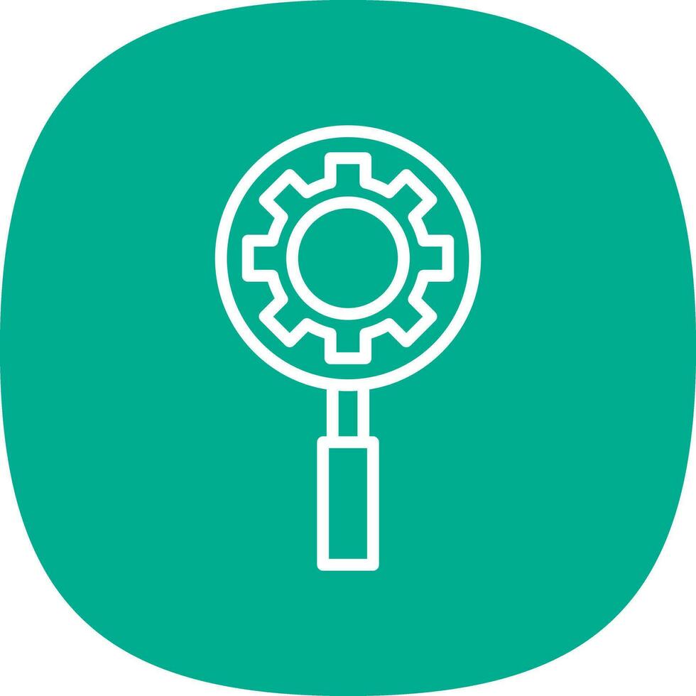Magnifying glass Vector Icon Design