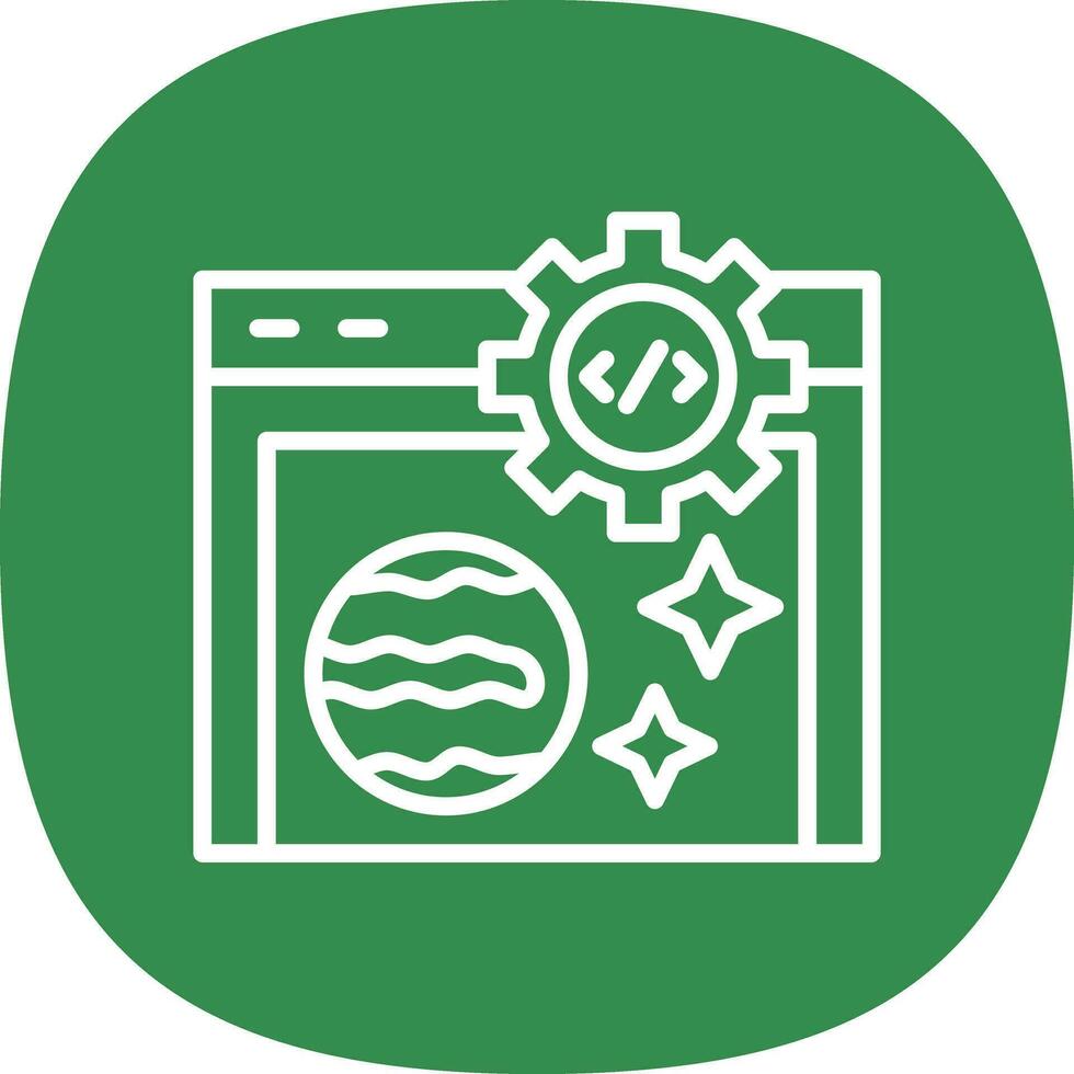 Coding Vector Icon Design