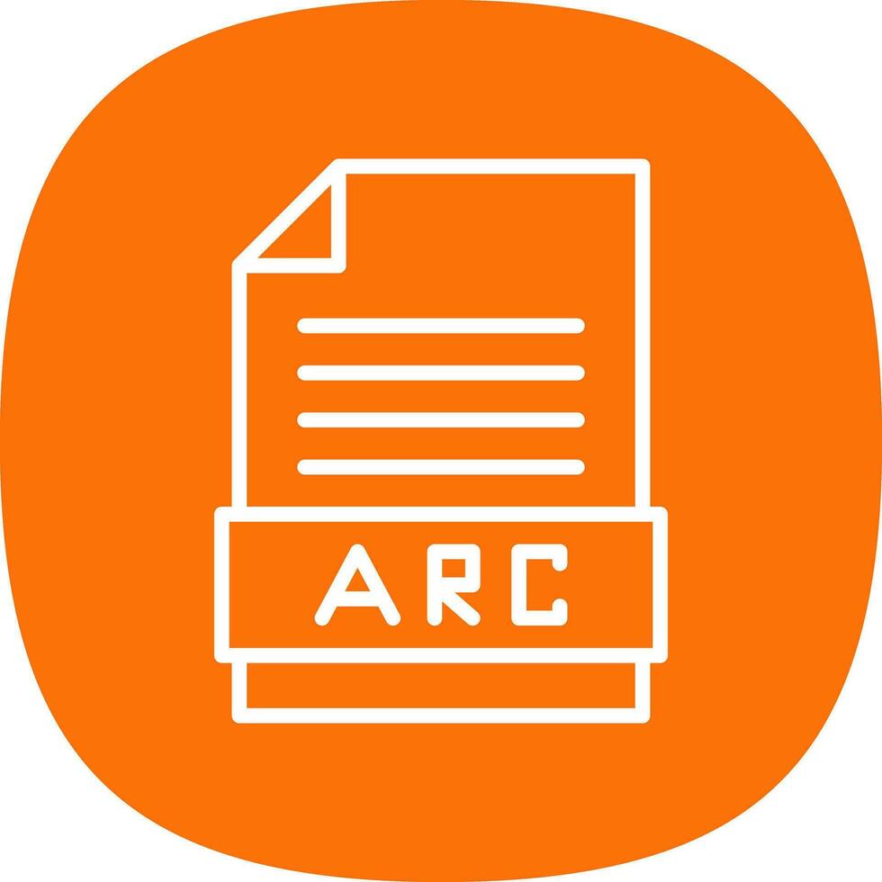Arc Vector Icon Design