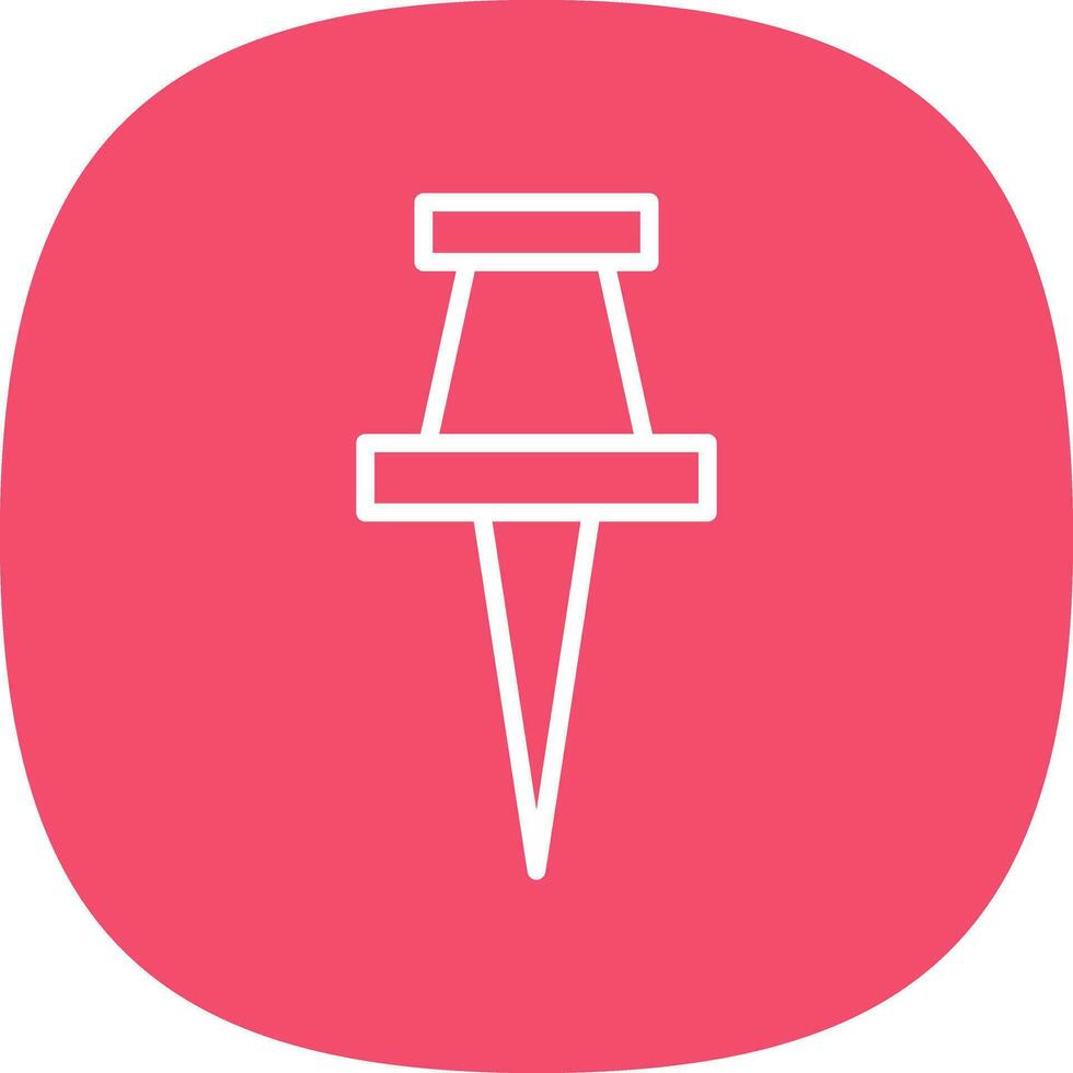 Push pin Vector Icon Design