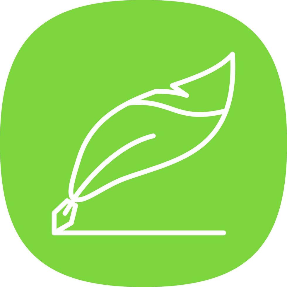 Quill pen Vector Icon Design