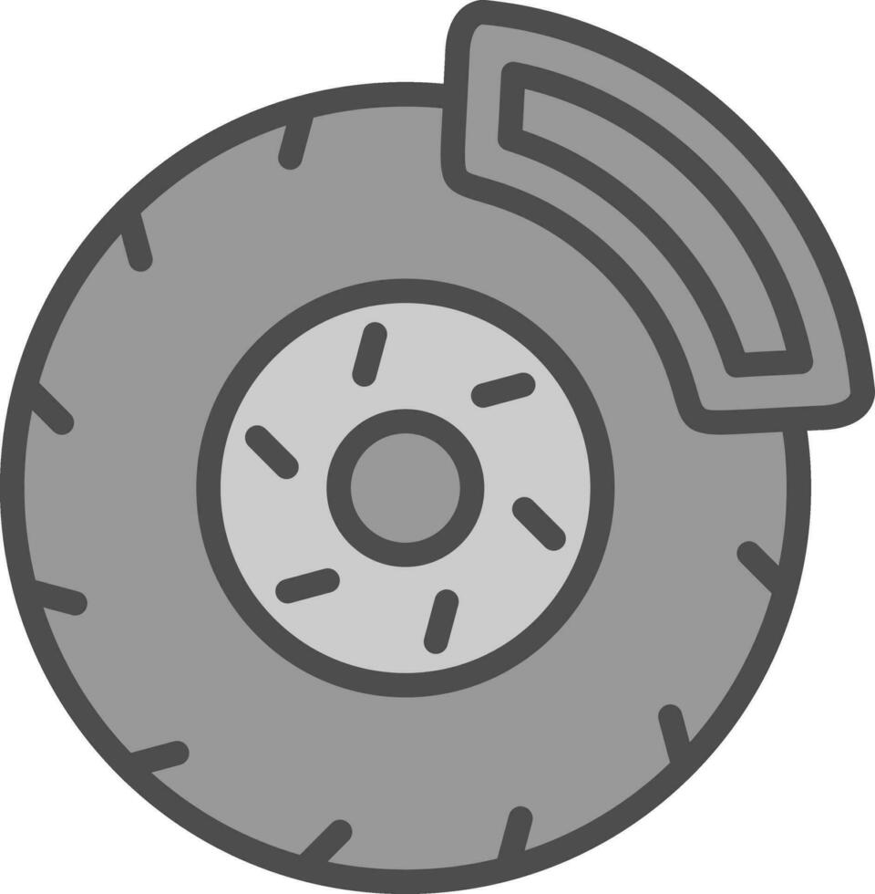 Brake disc Vector Icon Design