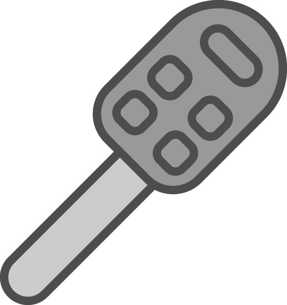 Car Key Vector Icon Design