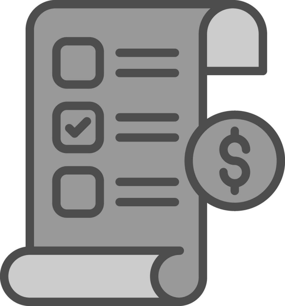 Invoice Vector Icon Design