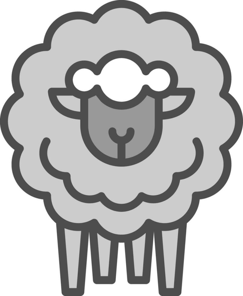 Sheep Vector Icon Design