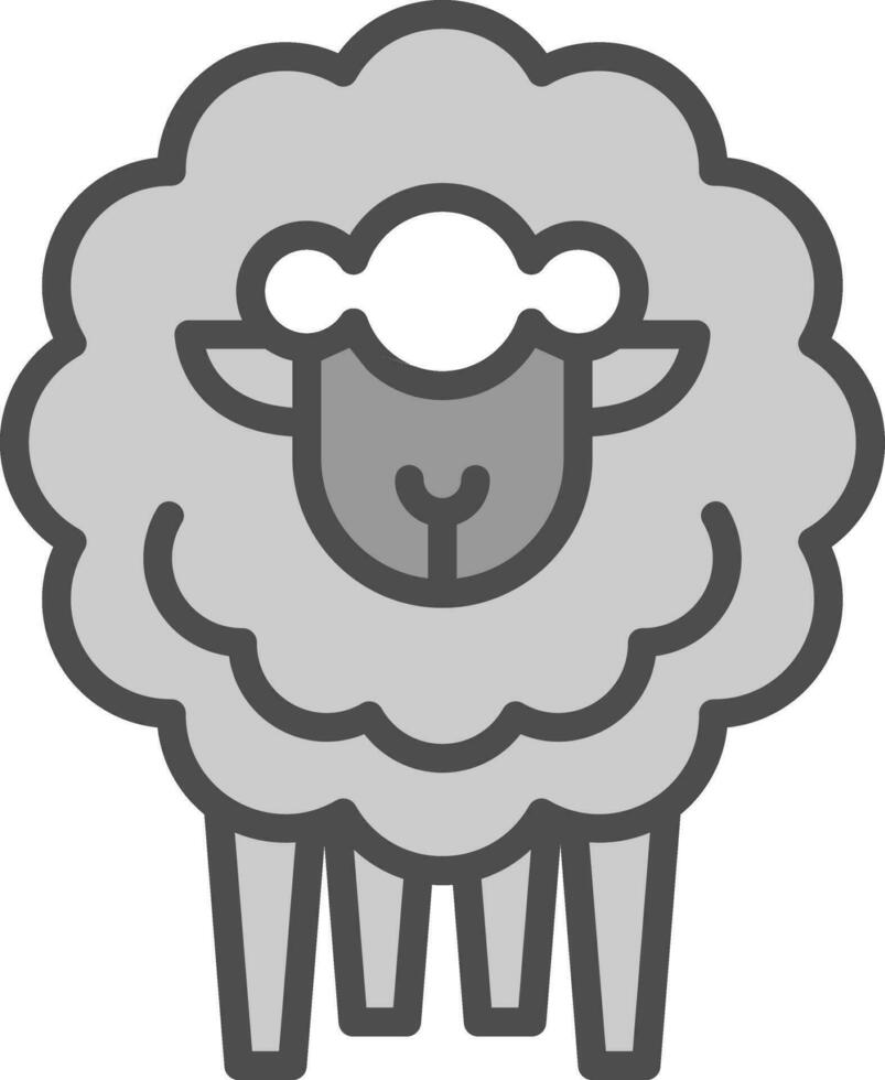 Sheep Vector Icon Design