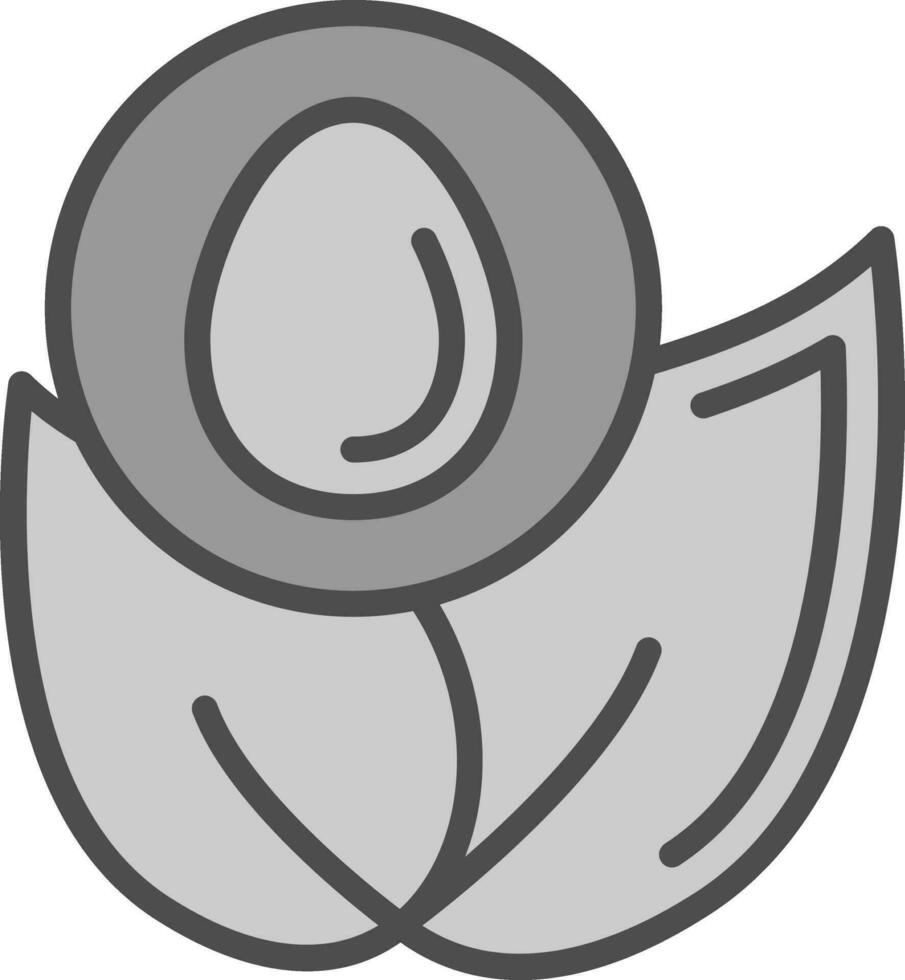 Organic eggs Vector Icon Design