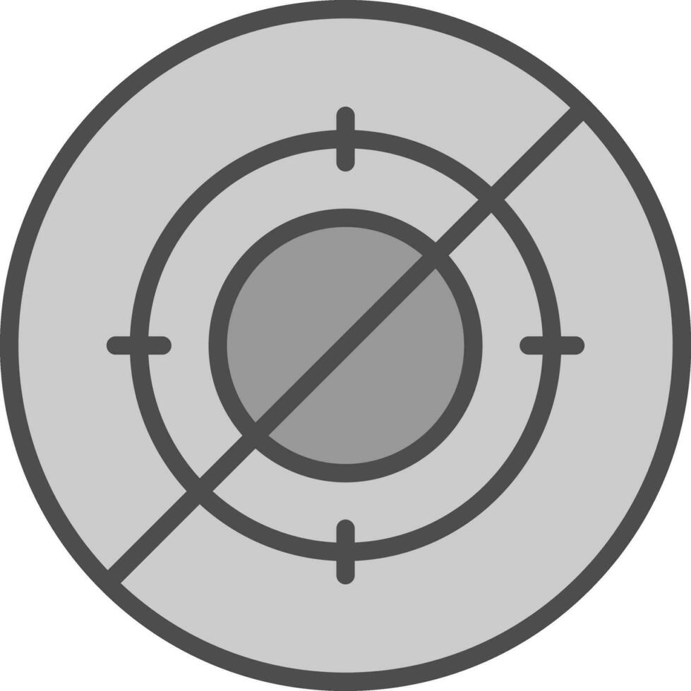 No hunt Vector Icon Design