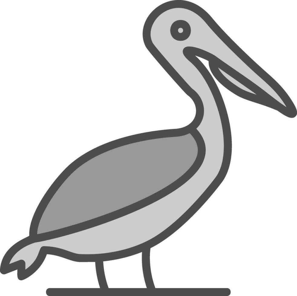 Pelican Vector Icon Design