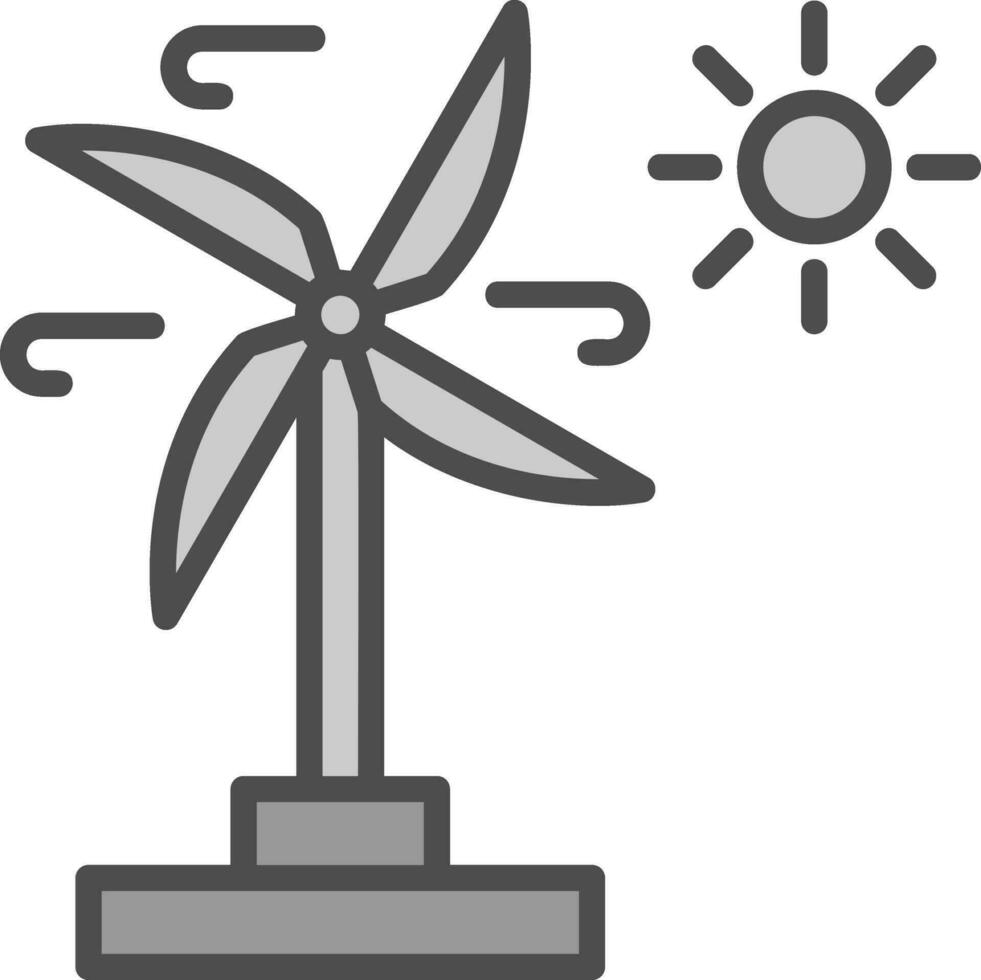 Wind energy Vector Icon Design