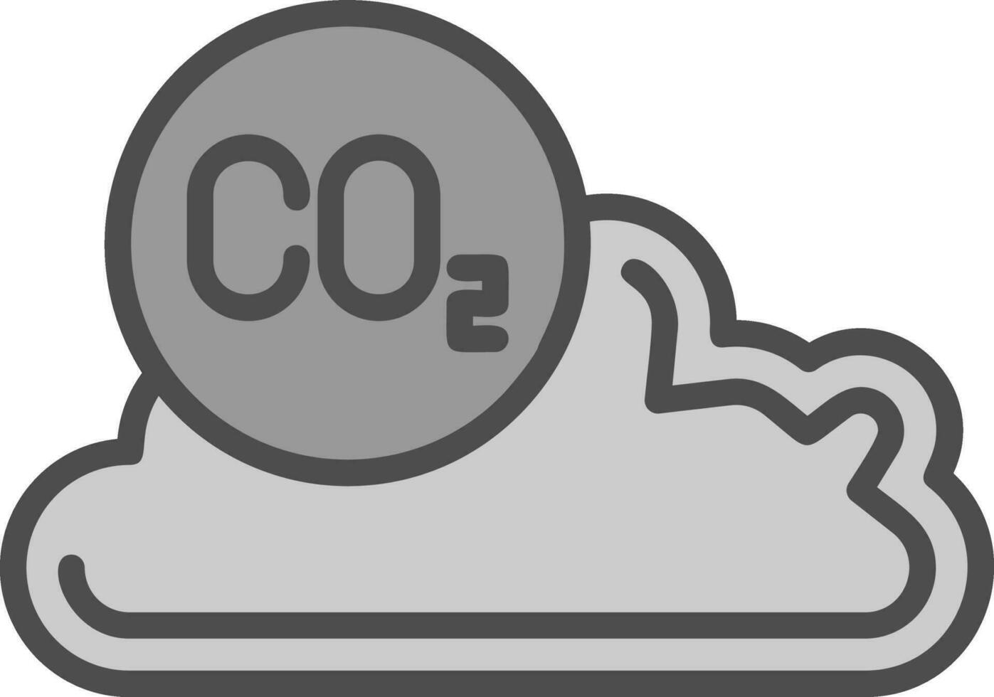 Carbon dioxide Vector Icon Design