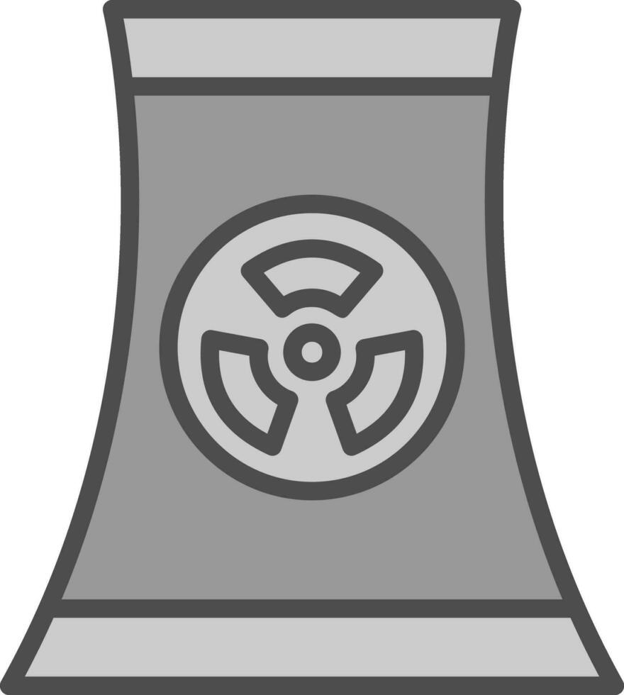 Nuclear Vector Icon Design