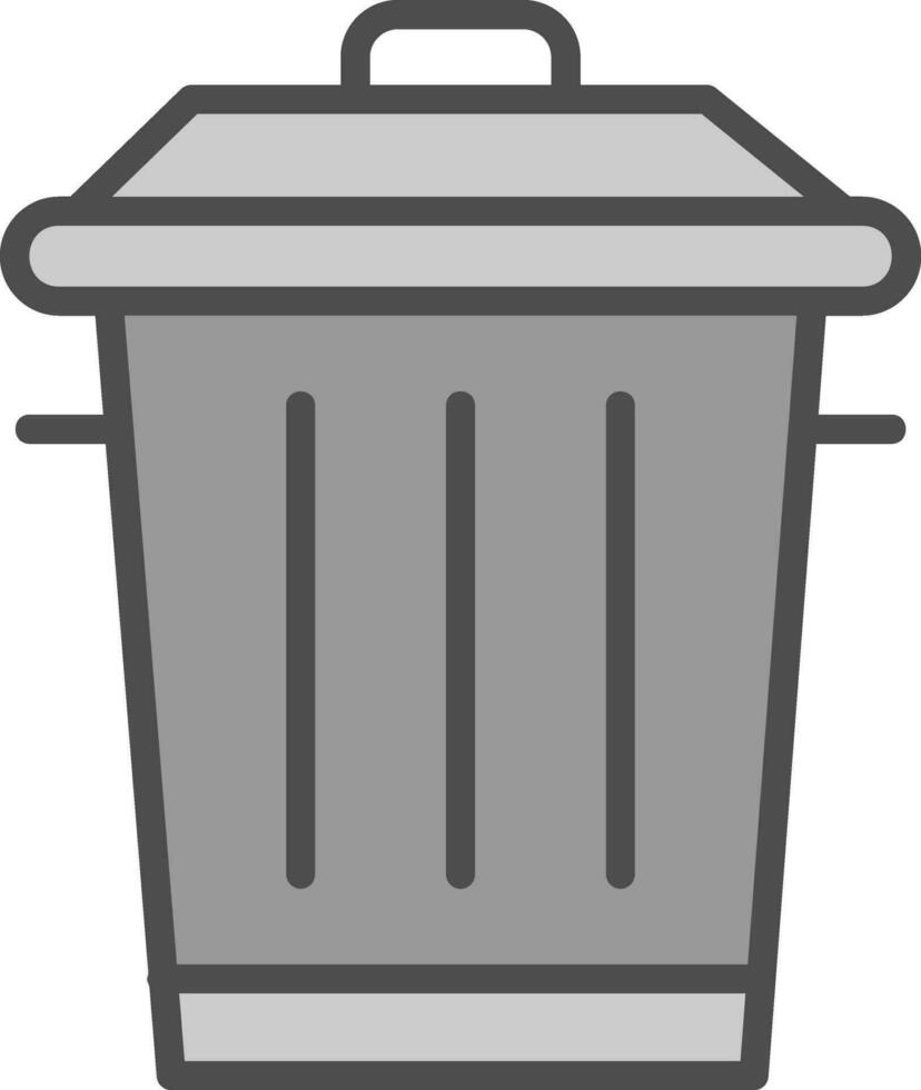 diseño de icono de vector de basura